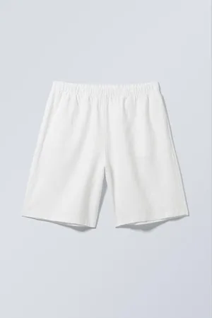 Weekday Relaxte Shorts aus Leinenmischung