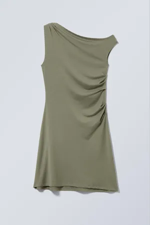 Weekday Drapiertes Minikleid