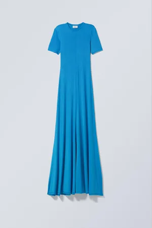 Weekday Sportliches Kurzarm-Maxikleid