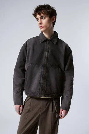 Weekday Lockere, verwaschene Utility-Jacke
