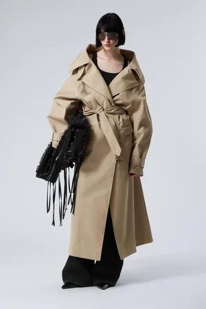 Weekday Doppelreihiger Trenchcoat in Oversize-Fit