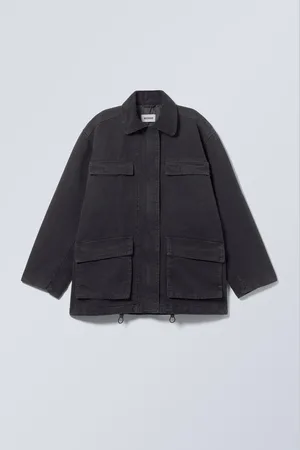 Weekday Luca Parka im Washed-Look