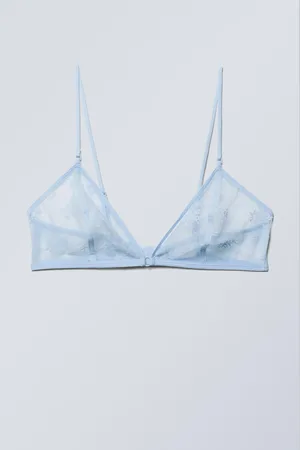 Weekday Transparenter Triangel-BH aus Spitze