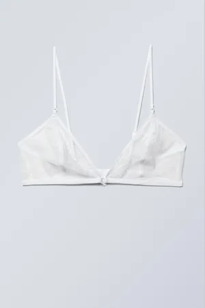Weekday Transparenter Triangel-BH aus Spitze