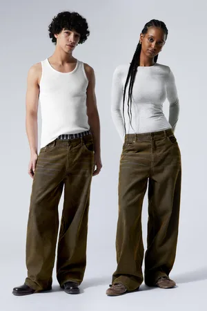 Weekday Astro - Baggy-Cordhose in Two-Tone-Optik