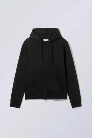 Weekday Geschrumpfter Kapuzenpullover mit Reißverschluss