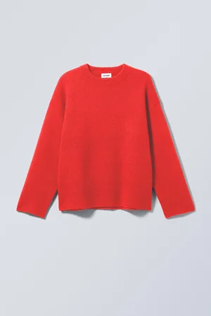 Weekday Oversized-Strickpullover aus Wollmischung Teo