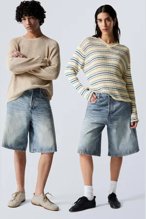 Weekday Lockere Baggy-Jeansshorts Astro