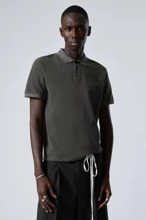 Weekday Kurzärmliges Poloshirt aus Baumwoll-Piqué