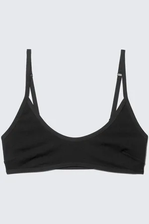 Weekday Baumwoll-Bustier Inez mit tiefem Ausschnitt