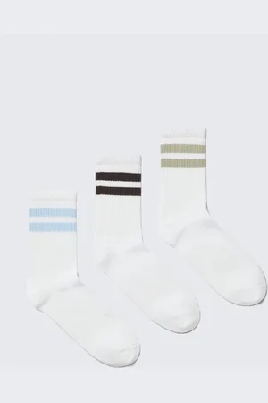 Weekday Gestreifte Sportsocken 3er-Pack