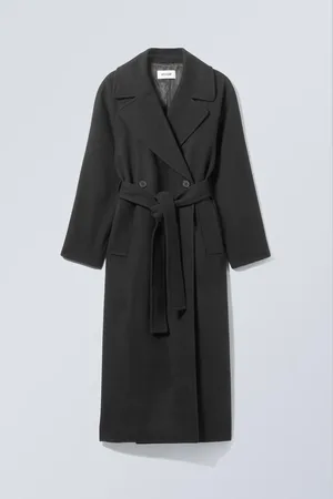 Weekday Kia - Oversized-Mantel aus Wollmischung