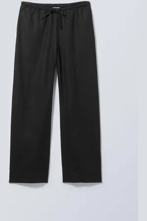 Weekday Weite Pull-on-Hose aus Leinenmischung