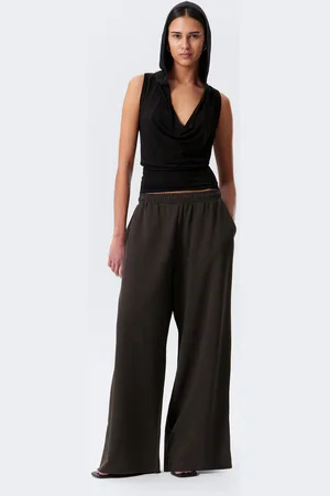 Weekday Baggy-Sweatpants mit niedrigem Bund & weitem Bein