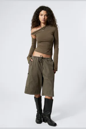 Weekday Locker geschnittene Ripstop-Cargo-Shorts
