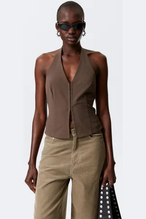 Weekday Kurzes Neckholder-Top