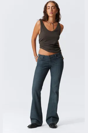 Weekday Nova Low Waist Slim Bootcut Leg Jeans