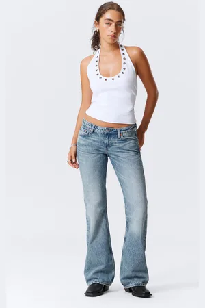 Weekday Nova Low Waist Slim Bootcut Leg Jeans