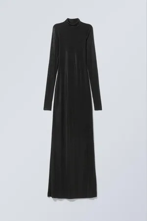 Weekday Langärmeliges Maxikleid mit Rollkragen