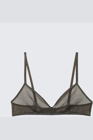Weekday Mila - Bedruckter Triangel-BH aus Mesh