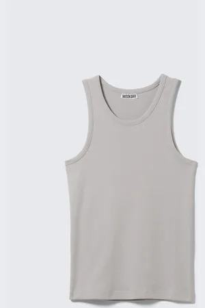 Weekday Geripptes Tanktop mit normaler Passform