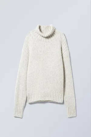 Weekday Locker gestrickter Rollkragenpullover