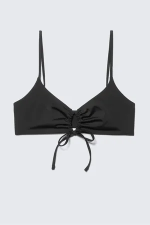 Weekday Gerafftes Triangel-Bikinioberteil