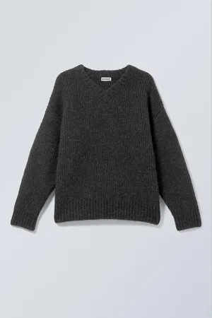 Weekday Oversize-Strickpullover aus Wollmischung