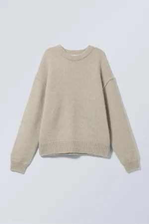Weekday Entspannter flauschiger Strickpullover