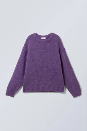 Weekday Entspannter flauschiger Strickpullover