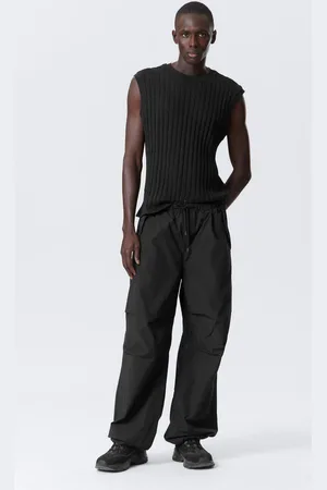 Weekday Weit geschnittene, plissierte Parachute-Hose