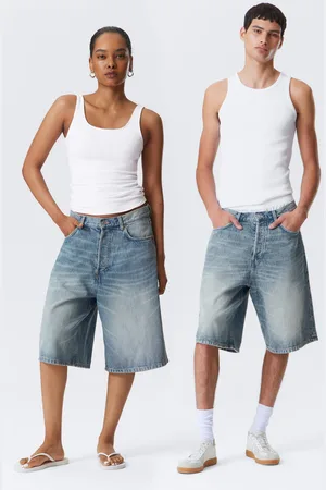 Weekday Lockere Baggy-Jeansshorts Astro