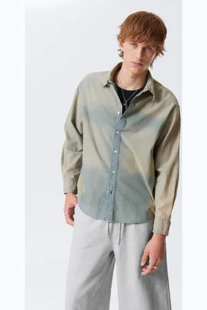 Weekday Langärmeliges Oversized-Hemd aus Denim