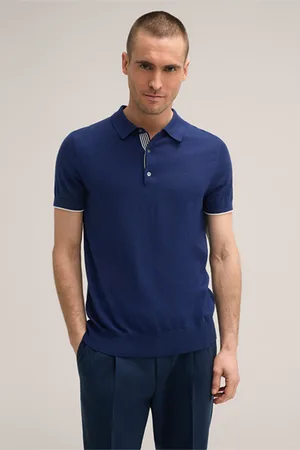 Windsor Strick-Polo-Shirt Cashmilo mit Seide und Cashmere in