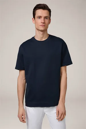 Windsor Baumwoll-T-Shirt Sevo in Navy