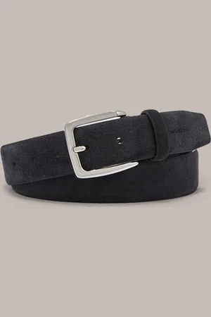 Windsor Veloursleder-Gürtel in Marine