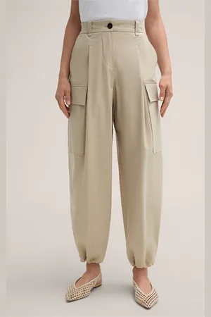 Windsor Baumwollstretch-Gabardine-Cargo-Ballon-Hose in