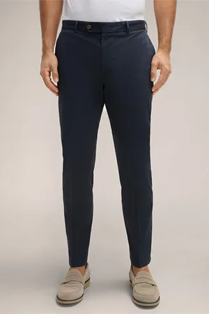 Windsor Baumwollmix-Hose Santios in Navy