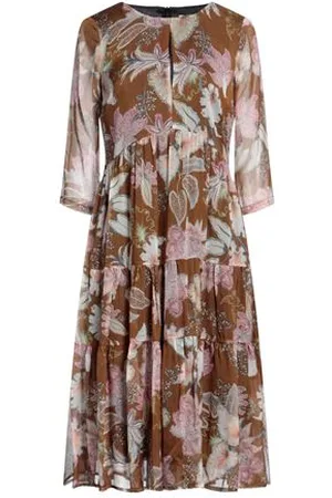 BLACK CORAL KLEIDER - Midi-Kleider