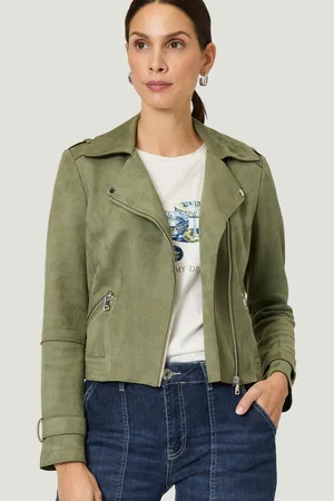 Zero Velourslederjacke